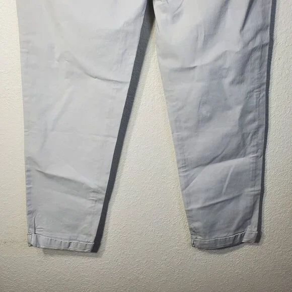Kensie Womens Size 0/25 Girlfriend Style Joggers Light Gray Casual Pants - Picture 13 of 13